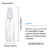 80ml Transparent PET Plastic Perfume Spray Bottle Sets MRMJ-BC0001-57-2