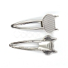 Iron Alligator Hair Clip Findings PW-WG97C09-01-1