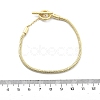 Brass Snake Chain Bracelets for Men Women BJEW-G736-05G-5