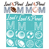 Mother's Day Self-Adhesive Silk Screen Printing Stencil DIY-WH0338-320-1