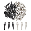 Unicraftale 40Pcs 2 Colors Titanium Steel Pendants STAS-UN0052-83-1