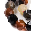 Natural Multi-Color Agate Beads Strands G-NH0021-A18-02-4