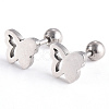 201 Stainless Steel Barbell Cartilage Earrings EJEW-R147-11-1