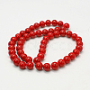 Natural Mashan Jade Round Beads Strands G-D263-14mm-XS31-2