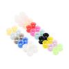 32Pcs 16 Colors Silicone Glitter Thin Ear Gauges Flesh Tunnels Plugs FIND-YW0001-19A-7