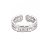 Alloy Open Cuff Ring RJEW-N029-104P-1