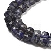 Natural Iolite Beads Strands G-H042-A52-02-4