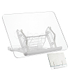 Assembled Tabletop Acrylic Bookshelf Stand AJEW-WH0083-96-1