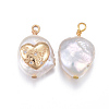 Natural Cultured Freshwater Pearl Pendants PEAR-L027-36A-2