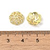 Rack Plating Brass Beads Caps KK-B088-02C-G-3