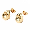 Brass Stud Earring Findings KK-B063-16G-1