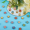 Gorgecraft 108Pcs 9 Colors Star Sew on Rhinestone OACR-GF0001-13-4