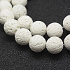 Unwaxed Natural Lava Rock Beads Strands X-G-J367-01-6mm-3