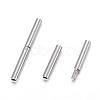 304 Stainless Steel Bayonet Clasps STAS-F108-12P-1.3mm-2