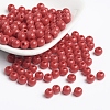 Solid Round Acrylic Beads MACR-I026-6mm-03-1