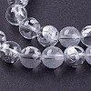 Natural Quartz Crystal Beads Strands G-G433-8mm-05-3