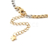 304 Stainless Steel Chain Bracelet Makings AJEW-JB00996-01-5