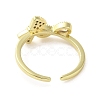 Rack Plating Brass Micro Pave Cubic Zirconia Finger Ring RJEW-C072-33E-G-3