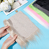 Gorgecraft 6Pcs 6 Colors Faux Fur Squares Fabric DIY-GF0009-27-3