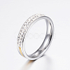 304 Stainless Steel Couple Rings RJEW-P057-03-2
