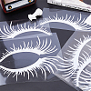 PET Eyelash Car Stickers STIC-WH0004-04A-4