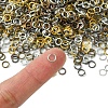 1200Pcs 6 Colors Iron Open Jump Rings IFIN-YW0003-04-4