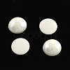 Pearlized Plated Opaque Glass Cabochons X-PORC-S801-7mm-M-2