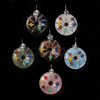 Natural & Synthetic Gemstone Pendants G-A031-01P-1