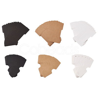 Cardboard Fold Over Paper Display Hanging Cards & Hair Clip Display Cards CDIS-TA0001-09-1