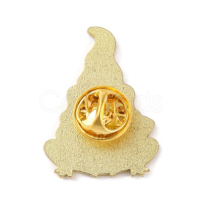 Christmas Frog with Bell Alloy Enamel Pins for Backpack Clothes JEWB-A024-01A-1