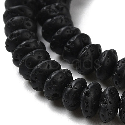 Natural Lava Rock Beads Strands G-Z030-A23-01-1