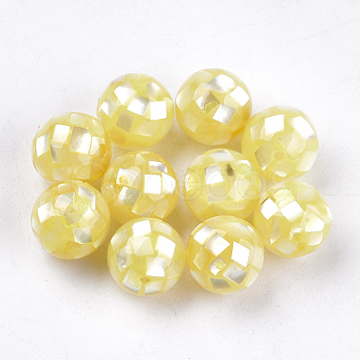 Resin Beads X-SSHEL-T007-10mm-01-1