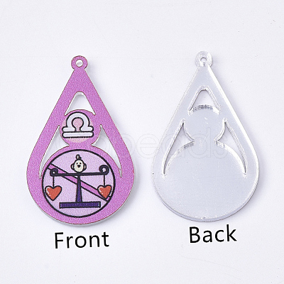 Acrylic Pendants X-OACR-S035-16F-1