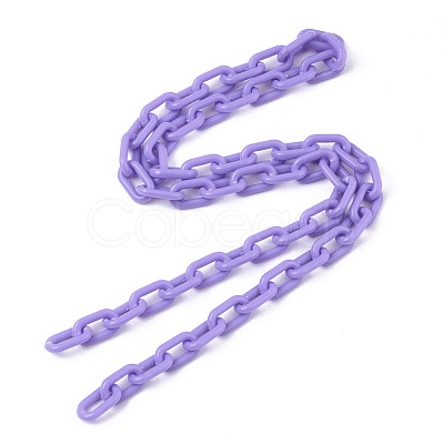 Opaque Acrylic Cable Chains X-SACR-N010-002E-1