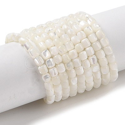 Natural Trochus Shell Beads Strands SHEL-P017-04-1