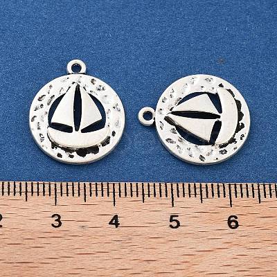 Rack Plating Alloy Charms FIND-Q108-17AS-1