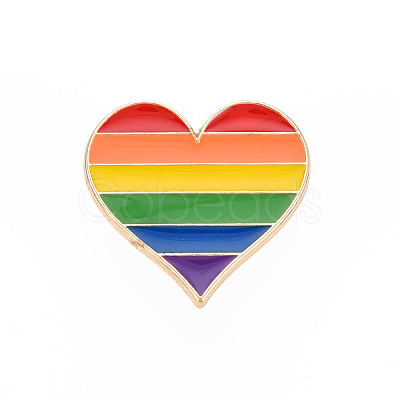 Alloy Pride Brooches JEWB-S011-059-1