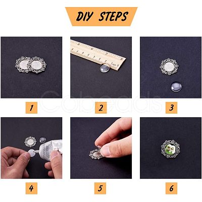 DIY Cabochon Settings Making DIY-NB0001-35-1