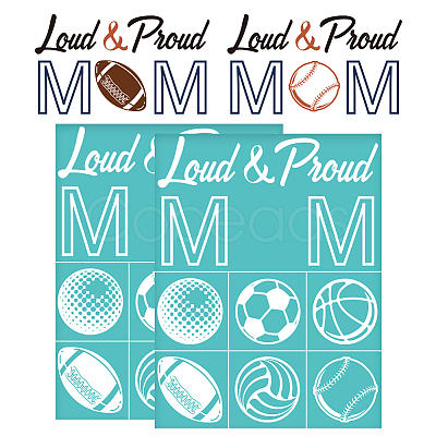 Mother's Day Self-Adhesive Silk Screen Printing Stencil DIY-WH0338-320-1