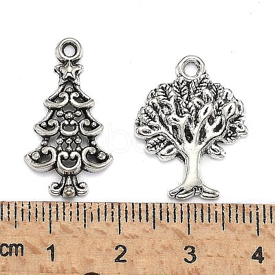 Tibetan Style Alloy Pendants TIBE-MSMC003-2AS-1