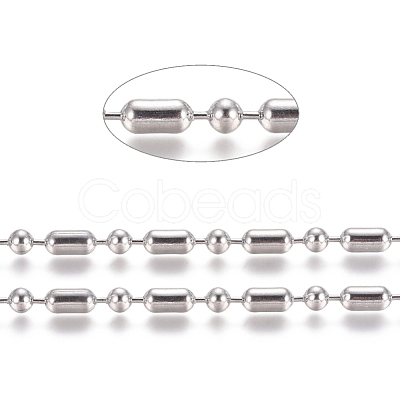 Non-Tarnish 304 Stainless Steel Ball Chains CHS-L024-025H-1