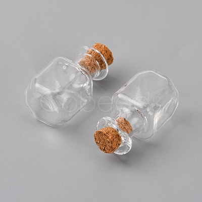 DIY Glass Wishing Bottles Dangle Earring Making Kit DIY-FS0002-75-1