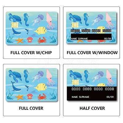 PVC Plastic Waterproof Card Stickers DIY-WH0432-065-1