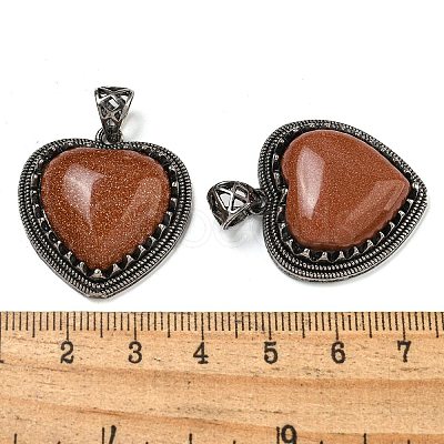 Synthetic Goldstone Pendants G-A095-01AS-06-1