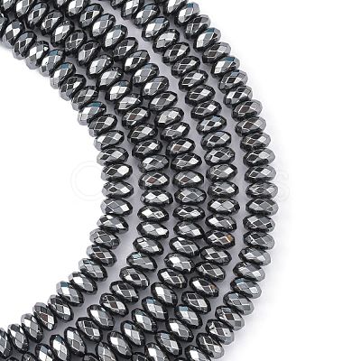 Non-Magnetic Synthetic Hematite Beads Strands G-Q422-1