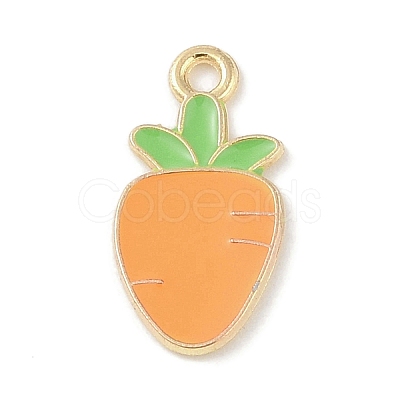 Food Series Alloy Enamel Pendants ENAM-Z010-04B-KCG-1