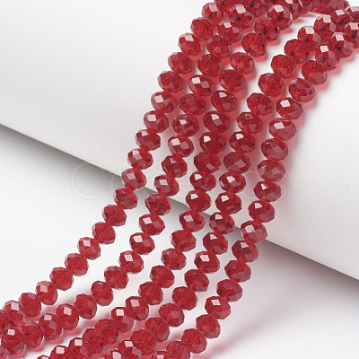 Glass Beads Strands EGLA-A034-T10mm-D07-1