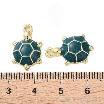 Alloy Enamel Pendants FIND-O003-08E-G-1