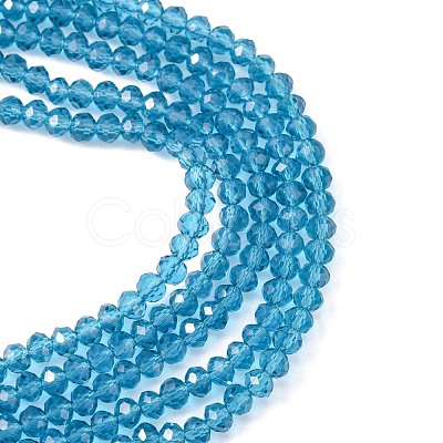 Transparent Glass Beads Strands GLAA-R135-2mm-19-1