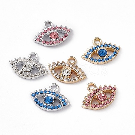 Alloy Rhinestone Pendants PALLOY-P287-06P-1